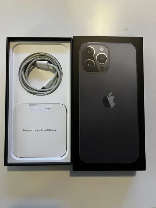 ⁦هاتف Apple iPhone 13 Pro Max غير مقفول أصلي 128 جيجابايت 256 جيجابايت 512 جيجابايت 1 تيرا بايت ROM أصلي OLED A15 IOS Face ID NFC 5G (نسخة)⁩ - الصورة ⁦4⁩