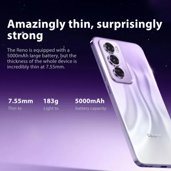 ⁦الأصلي ممن لهم رينو 12 برو الأبعاد 9200 + ثماني النواة 6.7 "AMOLED 120 هرتز 5000 مللي أمبير 80 واط SuperVOOC 50MP كاميرا خلفية OTA NFC⁩ - الصورة ⁦6⁩